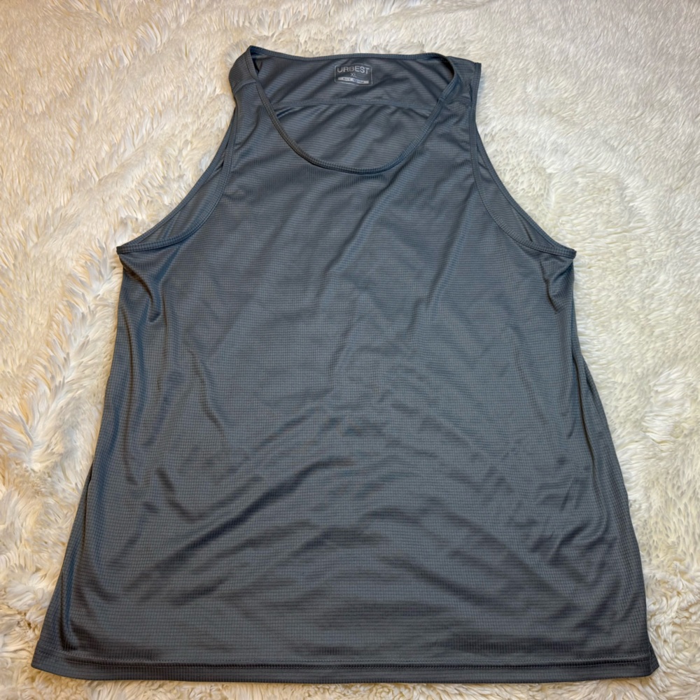 Urbest Men's XL dark gray Athletic Tank Top lightweight